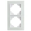 Abdeckrahmen Melbourne 2-fach Echtglas Serie 706^ Online