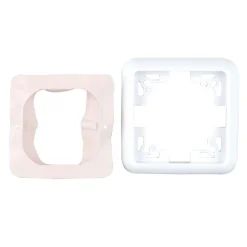 Abdeckrahmen mit IP44 Montreal 1-fach ultraweiß Serie 502* Discount