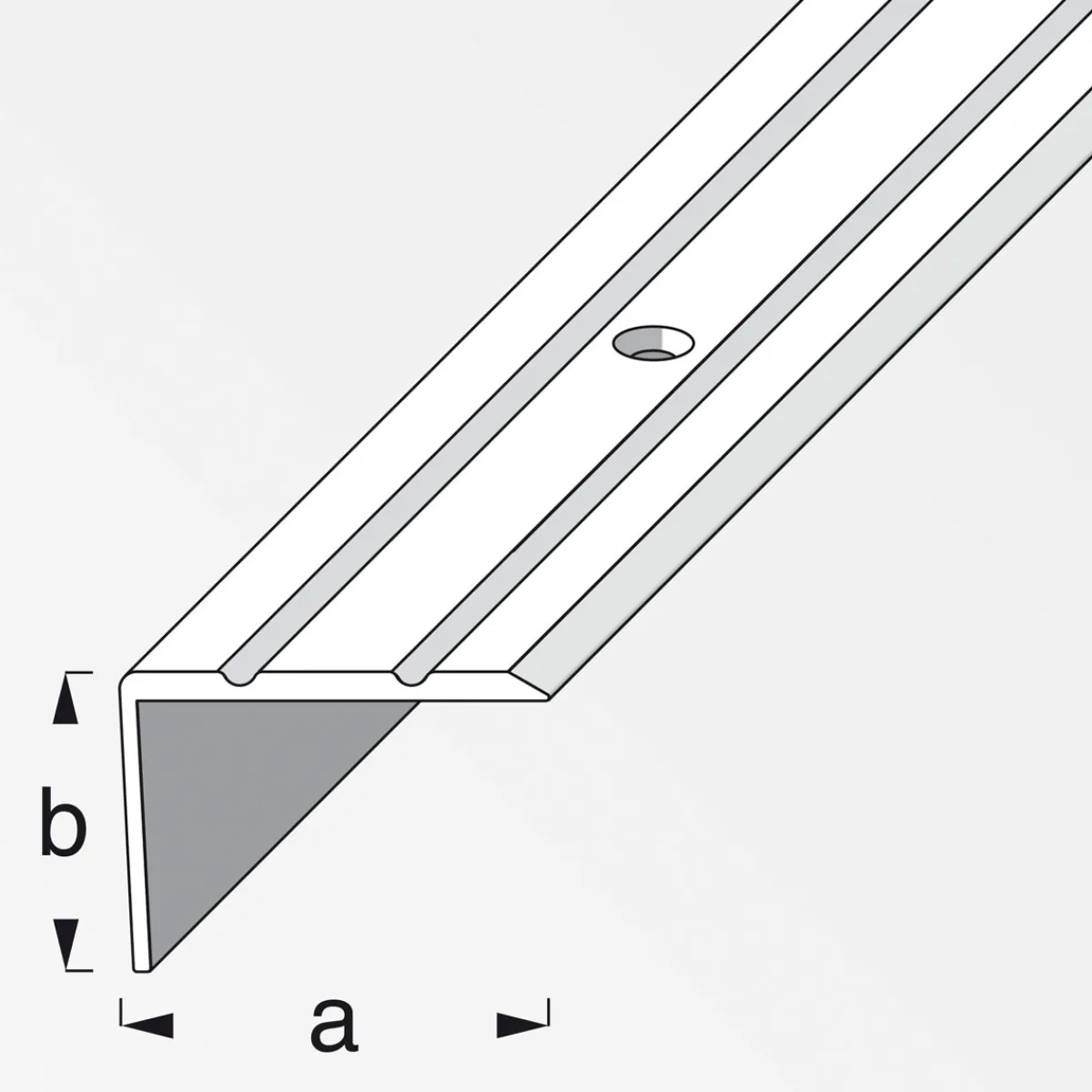 Alfer Treppenprofil 25 x 20 mm 2m bronze