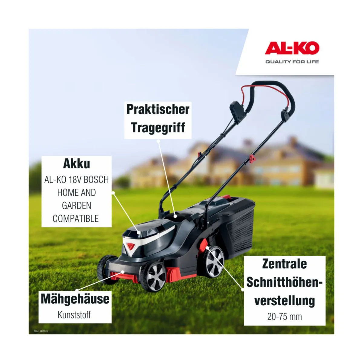 Akku-Rasenmäher 3.22 Li Easy*AL-KO Sale