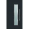 Aluminium Sicherheits-Haustür Ravenna Exklusiv 75 mm anthrazit 100 x 210 cm Anschlag rechts inkl Griffset^ Outlet