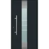 Aluminium Sicherheits-Haustür Catania Superior 60 mm anthrazit 110 x 210 cm Anschlag links inkl Griffset^ Outlet