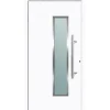 Aluminium Sicherheits-Haustür Ravenna Superior 60 mm weiß 110 x 210 cm Anschlag rechts inkl Griffset