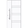 Aluminium Sicherheits-Haustür Cagliari Superior 60 mm weiß 100 x 210 cm Anschlag rechts inkl Griffset^ Clearance