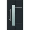 Aluminium Sicherheits-Haustür Bari Superior 60 mm anthrazit 110 x 210 cm Anschlag links inkl Griffset