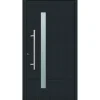 Aluminium Sicherheits-Haustür Palermo Superior 60 mm anthrazit 110 x 210 cm Anschlag links inkl Griffset