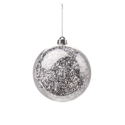 Kunststoff-Kugel silber 15 cm^Ambientis