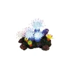 Aqua Ornaments Aplysina mit Pflanzen LED 16,5 x 12 x 11 cm