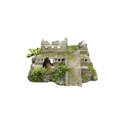 Aqua Ornaments Maya Ruine mit Pflanzen ca 22 x 15 x 12 cm^ New