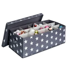 Aufbewahrungsbox für z.B Weihnachtskugeln weiß 30 Fächer*
