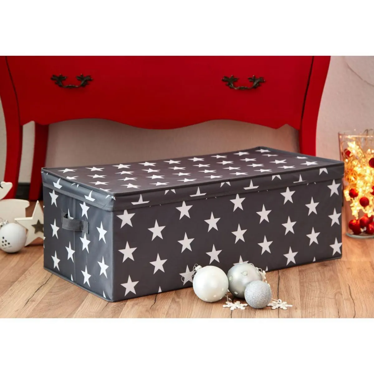 Aufbewahrungsbox für z.B Weihnachtskugeln weiß 30 Fächer*