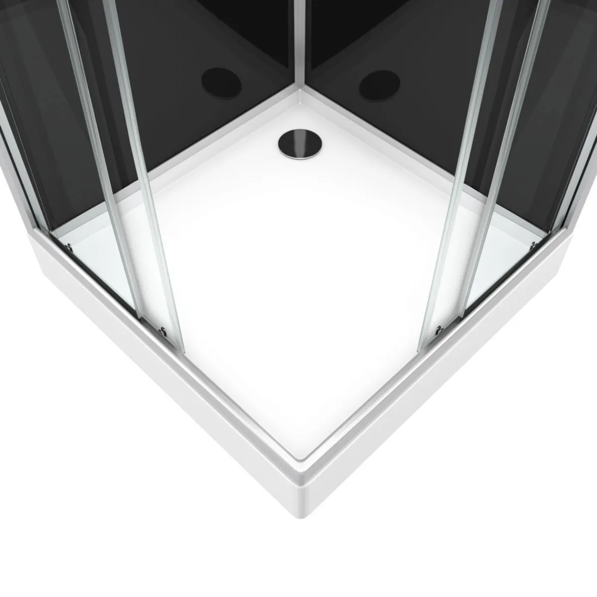 Designdusche Soft 80 x 80x 195 cm*Aurlane Outlet