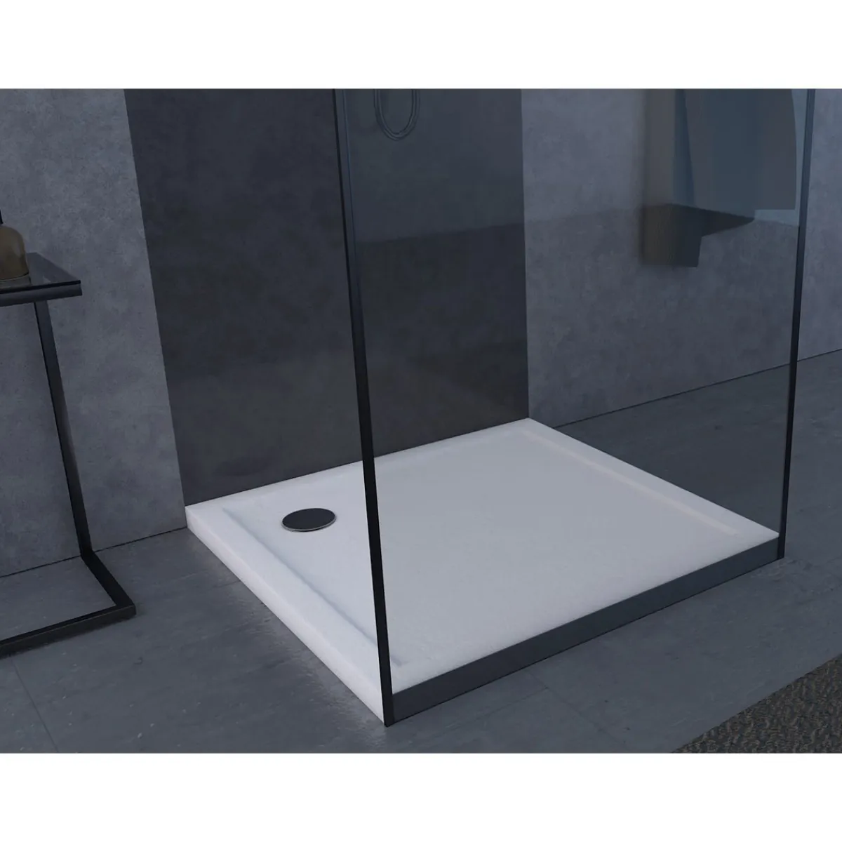 Duschtasse Pedra 90 x 90 x 4 cm^Aurlane