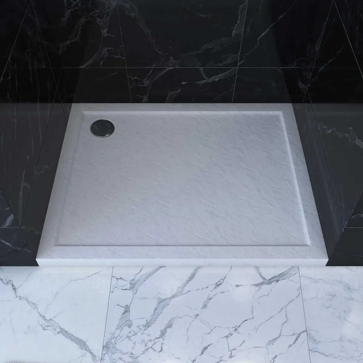 Duschtasse Pedra 90 x 90 x 4 cm^Aurlane
