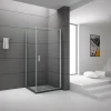 Glasdusche Silver Square 90 x 200 x 90 cm^Aurlane