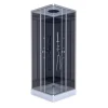 Aurlane Komplettdusche Colours Black 90 x 90 x 215 cm