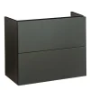BADMOBIL Waschtischunterschrank CRAFT 63 x 54 x 36 cm 2 Schubladen mit Push-To-Open grün-matt