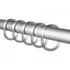 Basic Duschvorhangringe 12er Pack kristall