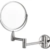 Kosmetikspiegel ausziehbar Durchmesser 20 cm Chrom^Basic Hot
