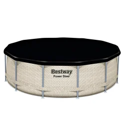 Bestway Pool-Set OS Power Steel mit Sonnenschutz 3,96 x 1,07 m