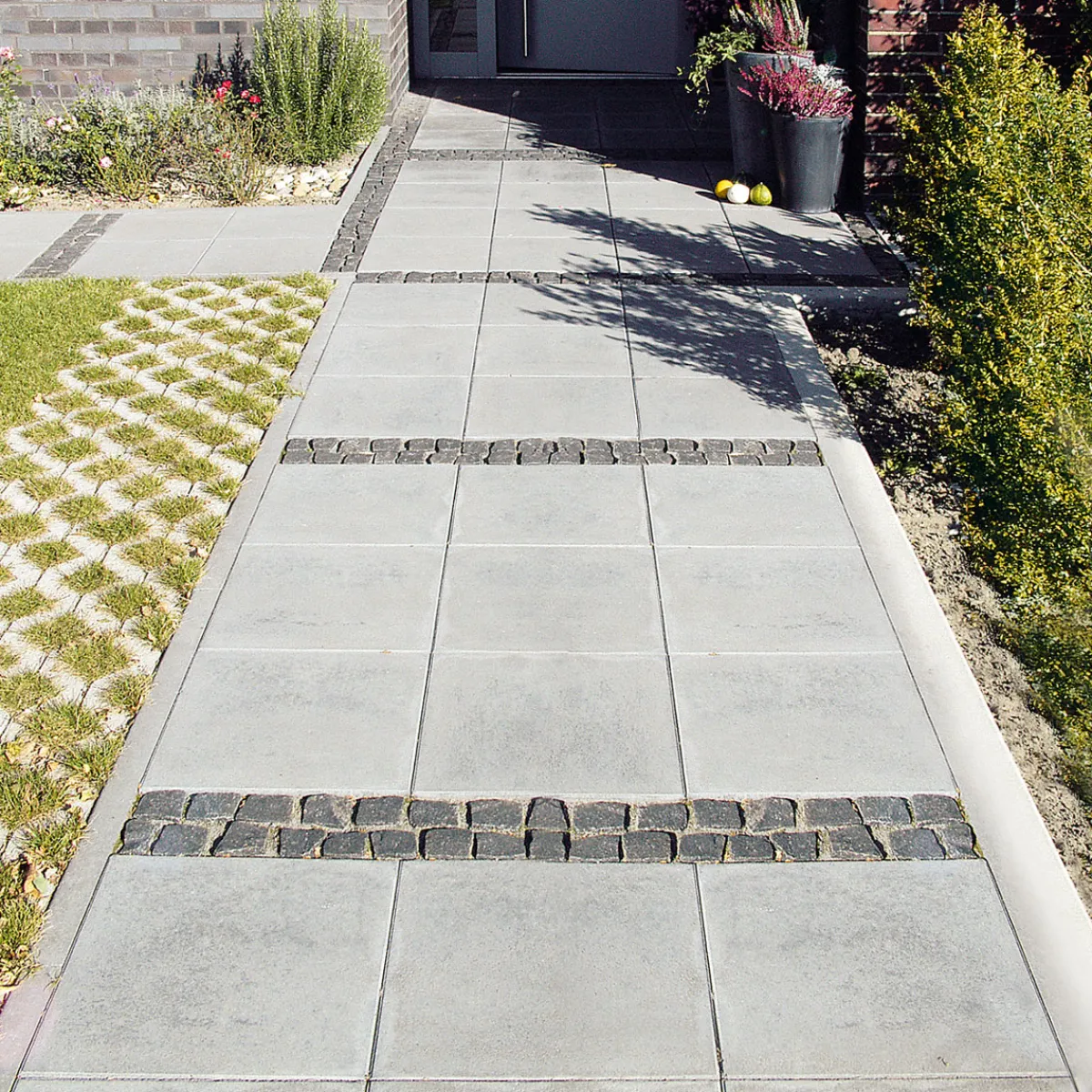 Beton-Gehwegplatte grau 50 x 50 x 4 cm^ Hot