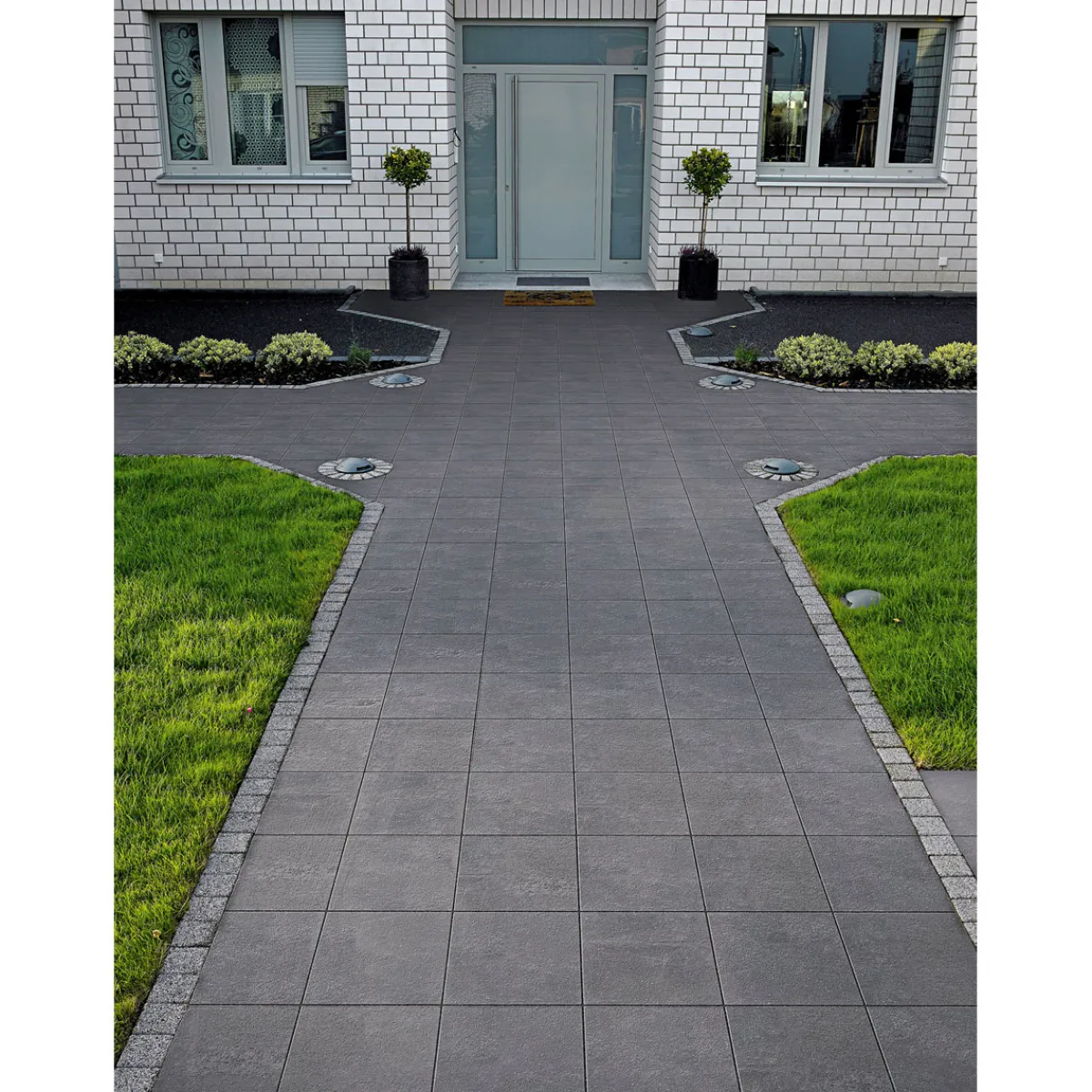 Beton-Gehwegplatte grau 50 x 50 x 4 cm^ Hot