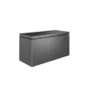 Gartentruhe LoungeBox Größe 160 dunkelgrau-metallic*Biohort Discount