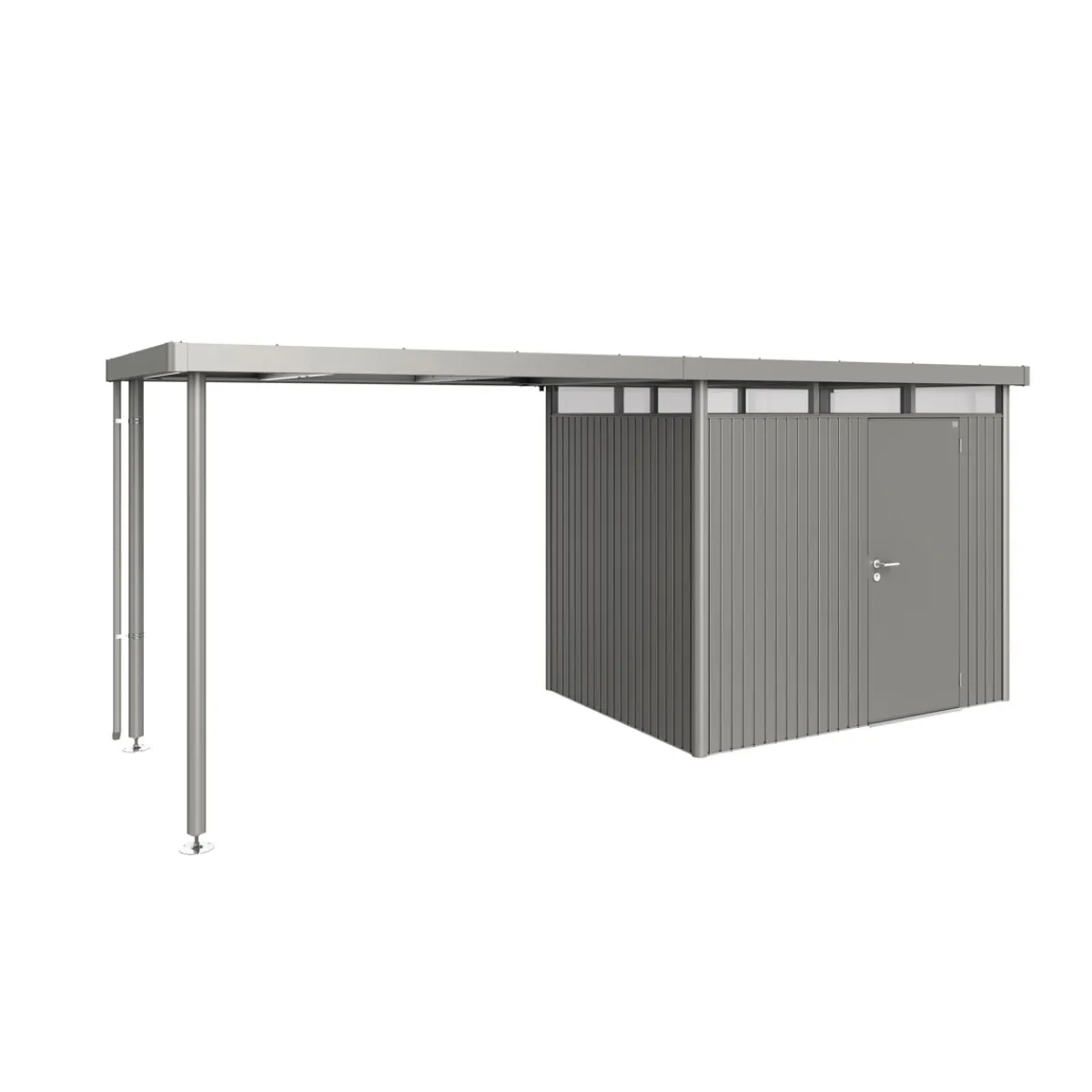 Biohort Seitendach Highline H2 quarzgrau
