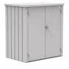 Terrassenschrank Romeo Größe L silber- metallic^Biohort Discount