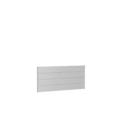 Wandpaneel für Sichtschutz ohne Acrylglas 200x90 silber-metallic*Biohort Clearance