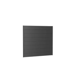 Wandpaneel für Sichtschutz ohne Acrylglas 200x180 dunkelgrau-metallic*Biohort Online