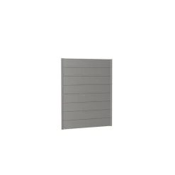 Wandpaneel für Sichtschutz ohne Acrylglas 150x180 quarzgrau-metallic*Biohort Best