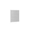 Wandpaneel für Sichtschutz ohne Acrylglas 150x180 silber-metallic*Biohort Sale