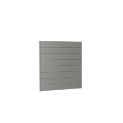 Wandpaneel für Sichtschutz ohne Acrylglas 180x180 quarzgrau-metallic*Biohort Clearance