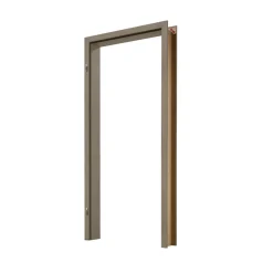 Borne Türzarge komplett CPL Lärche smoke 86 x 198,5 x 14 cm DIN rechts