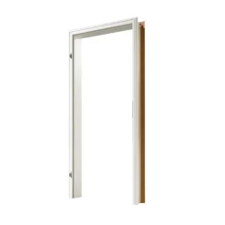 Borne Türzarge komplett CPL weiß mit profilierter Kante 86 x 198,5 x 26,5 cm DIN rechts