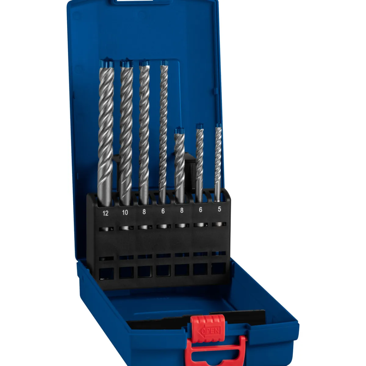 Bosch Professional Expert SDS plus-7X Hammerbohrer-Set 5/6/6/8/8/10/12 mm 7- teilig