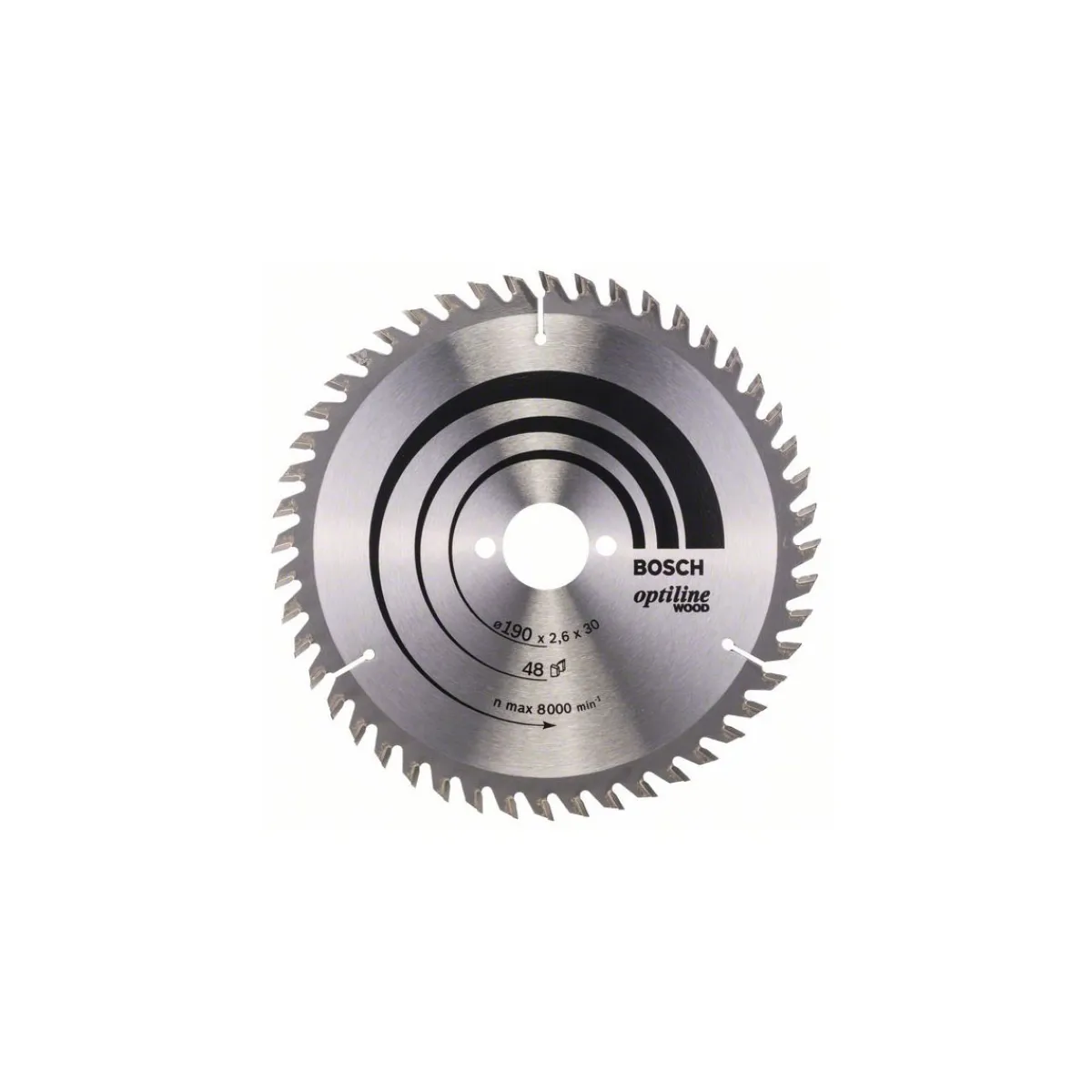 Bosch Professional Kreissägeblatt 48wz Optilinie 19 x 3 cm