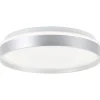 Brilliant Deckenleuchte Britt 33cm silber/weiß 22W 2300lm stufenlos dimmbar* Best