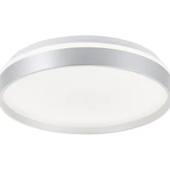 Brilliant Deckenleuchte Britt 33cm silber/weiß 22W 2300lm stufenlos dimmbar* Best