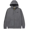 Zip Hoodie Banner Gr. XL dunkelgrau^CAT Outlet