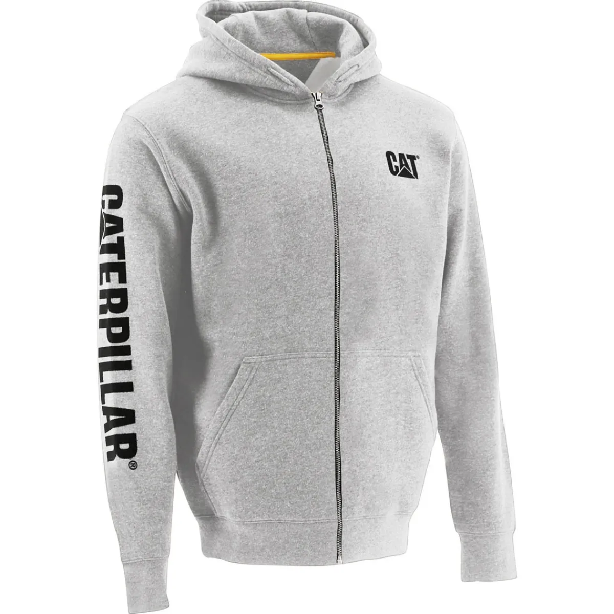 CAT Zip Hoodie Banner Gr. 2XL grau