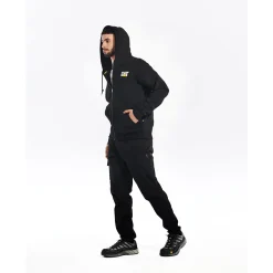 CAT Zip Hoodie Banner Gr. XL schwarz