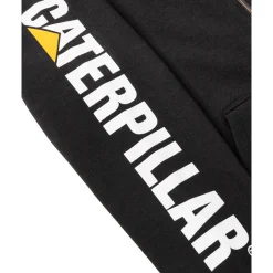 CAT Zip Hoodie Banner Gr. XL schwarz