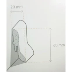 Clip-Laminatleiste SL 60 Buche hell 250 cm lang* Online