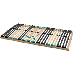 Coemo 7-Zonen Lattenrost DRÖMSON 28 Federleisten Kopfteil verstellbar 120 x 200 cm