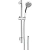 Brausegarnitur ARIELLI NEW 4 Strahlarten Wasserstopp-Funktion chrom*Cornat