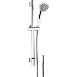 Brausegarnitur ARIELLI NEW 4 Strahlarten Wasserstopp-Funktion chrom*Cornat