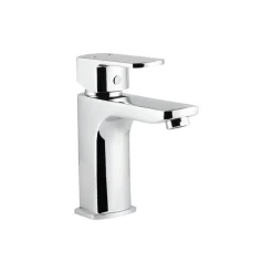Cornat Waschtischarmatur-Set Saint, EHM, HD, Druck-Ablauf, chromfarbig