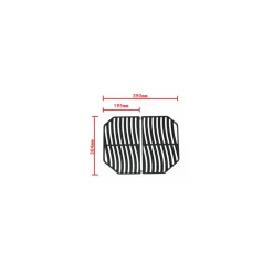 E-200 Grill 230V mit 2 Gusseiserene Grillpfanne 2200W*COZZE Clearance